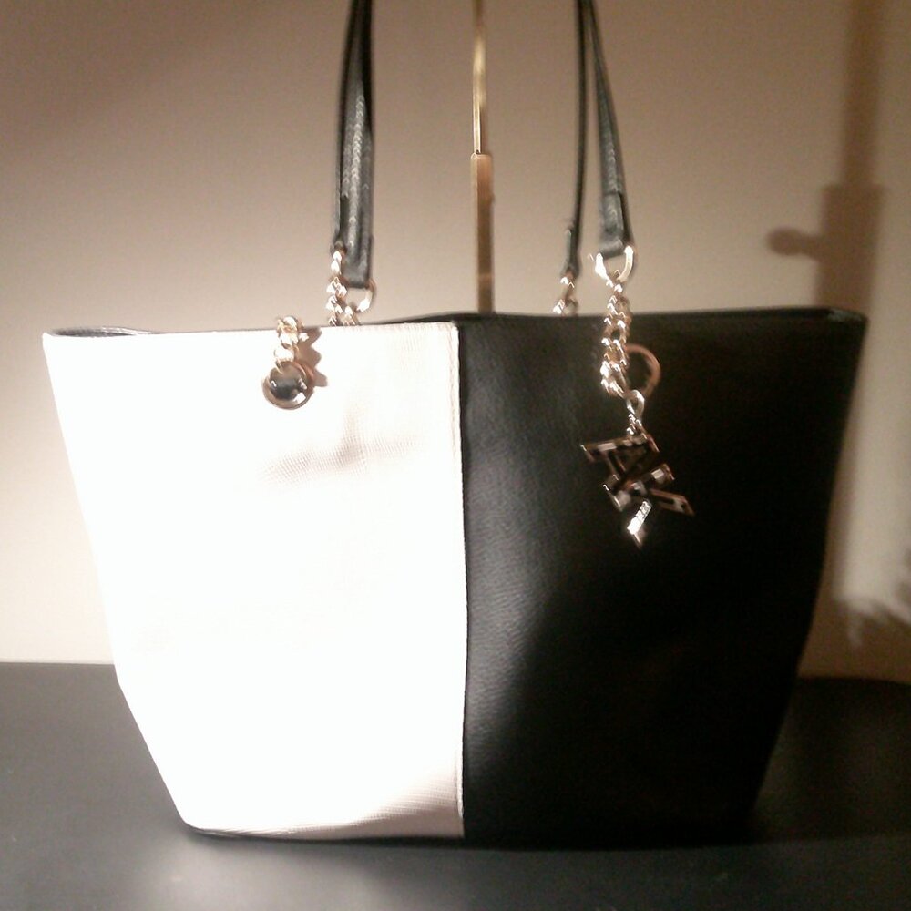 Anne Klein Black and White Handbag